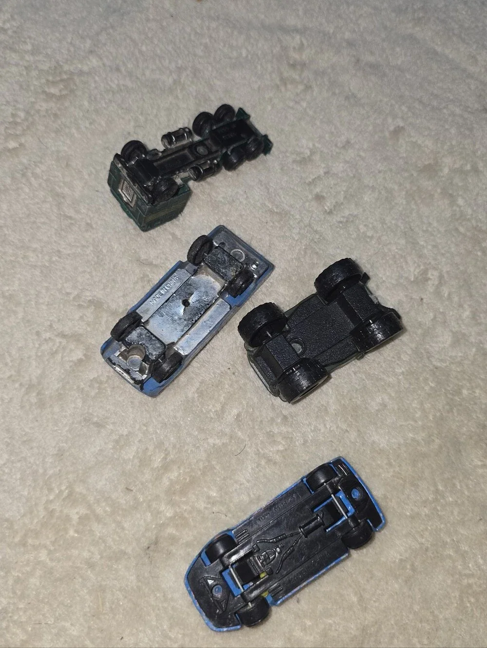 Lot of 4 Vintage Diecast Cars Made in China